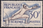 Stamps France -  La esgrima