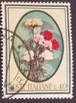 Sellos de Europa - Italia -  Flores
