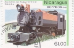 Stamps Nicaragua -  tren mod.Vulcan Iron Warks
