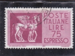 Sellos de Europa - Italia -  caballo alado