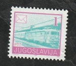 Sellos de Europa - Yugoslavia -  2290 - Locomotora eléctrica