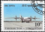 Stamps Asia - Uzbekistan -  aviación