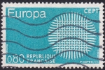 Sellos de Europa - Francia -  Europa '70