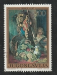 Stamps Yugoslavia -  1378 - Pintura de Nikola Masic