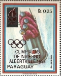 Stamps Paraguay -  Olimpiada de invierno 1992