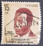 Sellos de Africa - Guinea Ecuatorial -  Fernando Nvara Engonga