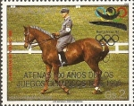 Stamps : America : Paraguay :  Atenas 100 años Juegos Olimpicos
