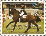 Stamps Paraguay -  Atenas 100 años Juegos Olimpicos