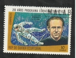 Stamps Equatorial Guinea -  114 - 20 años programa espacial soviético, Leonov