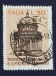 Sellos de Europa - Italia -  Templete