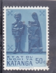 Stamps Democratic Republic of the Congo -  artesanía indígena