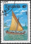 Stamps : Africa : Tanzania :  barcos