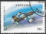 Stamps Tanzania -  aviones