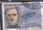 Stamps Spain -  Alfonso de Orleans (47)