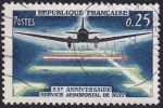 Stamps : Europe : France :  25 aniversario servicio nocturno postal