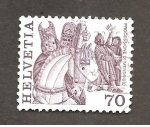 Stamps Switzerland -  INTERCAMBIO