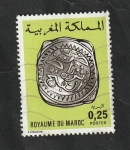 Stamps : Africa : Morocco :  854 A - Antigua moneda marroquí