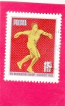 Stamps Poland -  LANZAMIENTO DE DISCO 