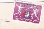 Stamps Luxembourg -  50 ANIVERSARIO FEDERACIÓN LUXEMBURGUESA DE ESGRIMA