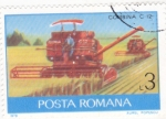 Sellos de Europa - Rumania -  maquinaria agrícola
