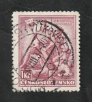 Stamps Czechoslovakia -  326 - 20 Anivº de la batalla de Zborov