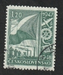 Stamps Czechoslovakia -  440 - Serie Esfuerzo de Reconstrucción