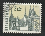 Stamps Czechoslovakia -  1445 - Vista de Brno