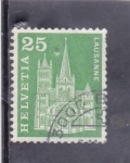 Stamps Switzerland -  CATEDRAL DE LAUSANNE