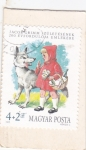 Stamps Hungary -  cAPERUCITA Y EL LOBO
