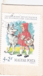 Stamps : Europe : Hungary :  cAPERUCITA Y EL LOBO