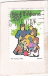Stamps New Zealand -  La Familia