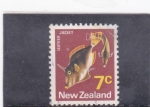 Sellos de Oceania - Nueva Zelanda -  peces