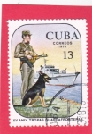 Sellos de America - Cuba -  XV Aniv.Tropas Guardafronteras