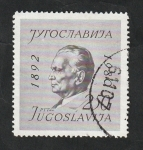 Stamps : Europe : Yugoslavia :  1713 - Muerte del Mariscal Tito