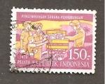 Sellos de Asia - Indonesia -  INTERCAMBIO
