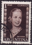 Stamps : America : Argentina :  Eva Perón