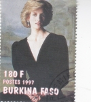 Stamps Burkina Faso -  Diana, princesa de Gales (1961-1997)