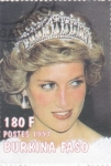 Stamps Burkina Faso -  Diana, princesa de Gales (1961-1997)