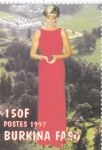 Sellos de Africa - Burkina Faso -  Diana, princesa de Gales (1961-1997)