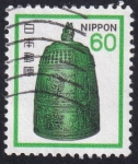 Stamps : Asia : Japan :  Campana templo Byodoin