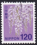 Stamps Japan -  Wisteria japonesa