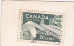Stamps : America : Canada :  BOBINA DE PAPEL