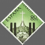 Sellos de Europa - Espa�a -  ESPAÑA 1959 1248 Sello Nuevo Monasterio Sta. Cruz del Valle de los Caidos