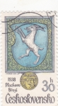 Stamps Czechoslovakia -  escudo heráldico-Vlachovo B?ezí