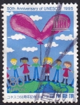 Stamps : Asia : Japan :  50 aniversario UNESCO