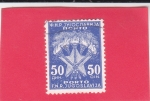 Stamps Yugoslavia -  estrella y antorchas