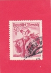 Stamps : Europe : Austria :  traje típico 