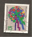 Stamps Germany -  CAMBIADO DM