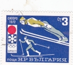 Stamps Bulgaria -  OLIMPIADA INVIERNO SAPPORO'72