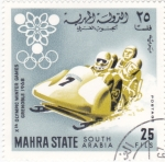 Sellos de Europa - Yemen -  OLIMPIADA INVIERNO GRENOBLE'68